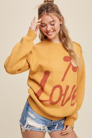 Thinking About Love Knit Sweater