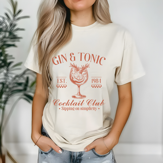 Gin & Tonic Comfort Colors Graphic Tee